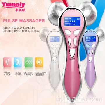 Masseur de visage vibré en acier inoxydable